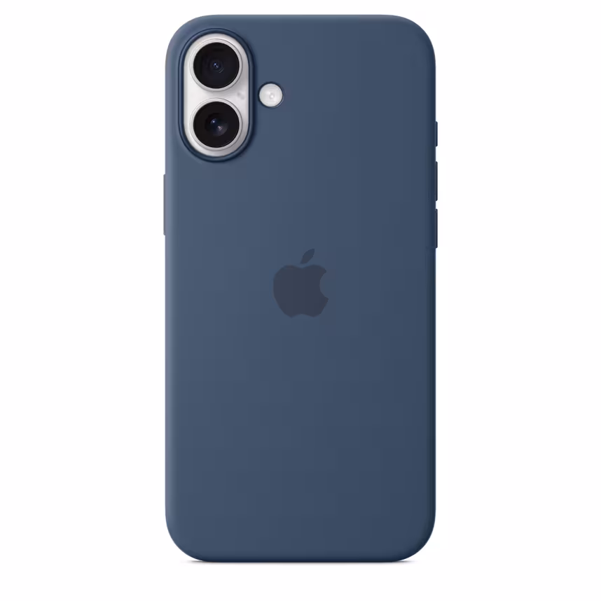  Apple iPhone 16 Plus Silikon Case mit Magsafe denim 