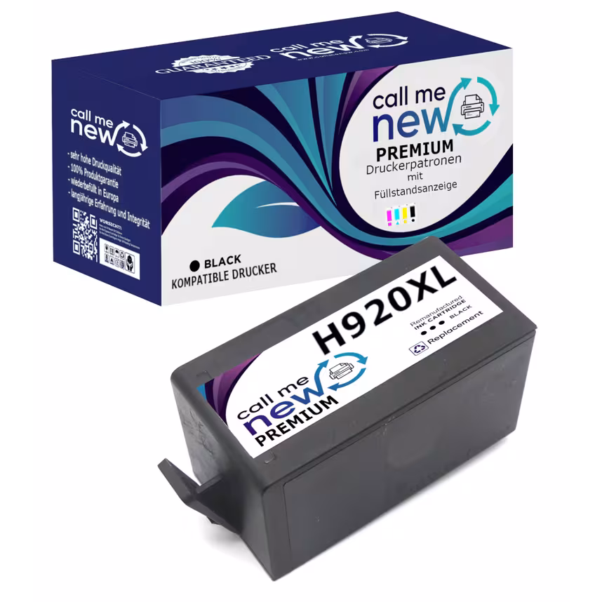 CMN Premium aufber. Tintenpatrone f&uuml;r HP920XL schwarz