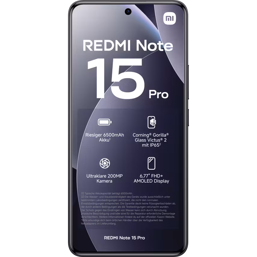 Xiaomi Redmi Note 15 Pro 256GB Black
