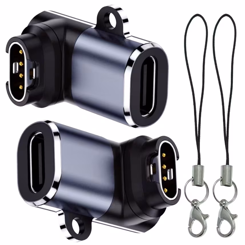 felixx Lade- Adapter DOPPELPACK Garmin zu USB Typ-C 
