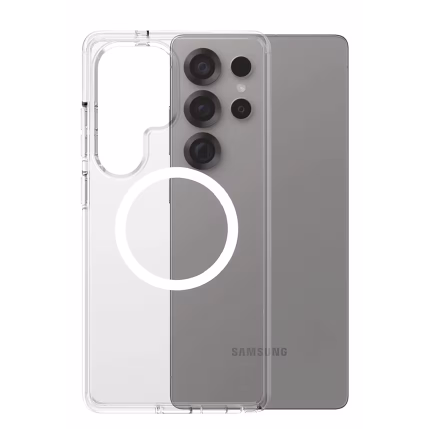 CARE PanzerGlass Flagship Case Transparent w. QI S25 Ultra
