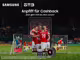 Samsung und &Ouml;FB bewerben in einem Fu&szlig;ballstadion die Aktion &bdquo;Anpfiff f&uuml;r Cashback&ldquo;. Zu sehen sind verschiedene Samsung Ger&auml;te wie Smartphone, Tablet, Smartwatch und In Ear Kopfh&ouml;rer mit Spielszenen der &ouml;sterreichischen Nationalmannschaft. Beworben wird eine Cashback Promo von 50 und bis zu 200 Euro R&uuml;ckerstattung beim Kauf ausgew&auml;hlter Samsung Produkte.
