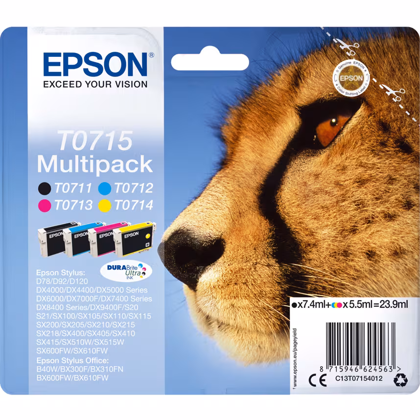 Epson T0715 Tinte Multipack