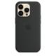 Apple iPhone 14 Pro Silikon Case mit MagSafe mitternacht