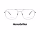 Arvis Herrenbrille mit Doppelsteg von Hartlauer und Text “ Herrenbrillen” 
