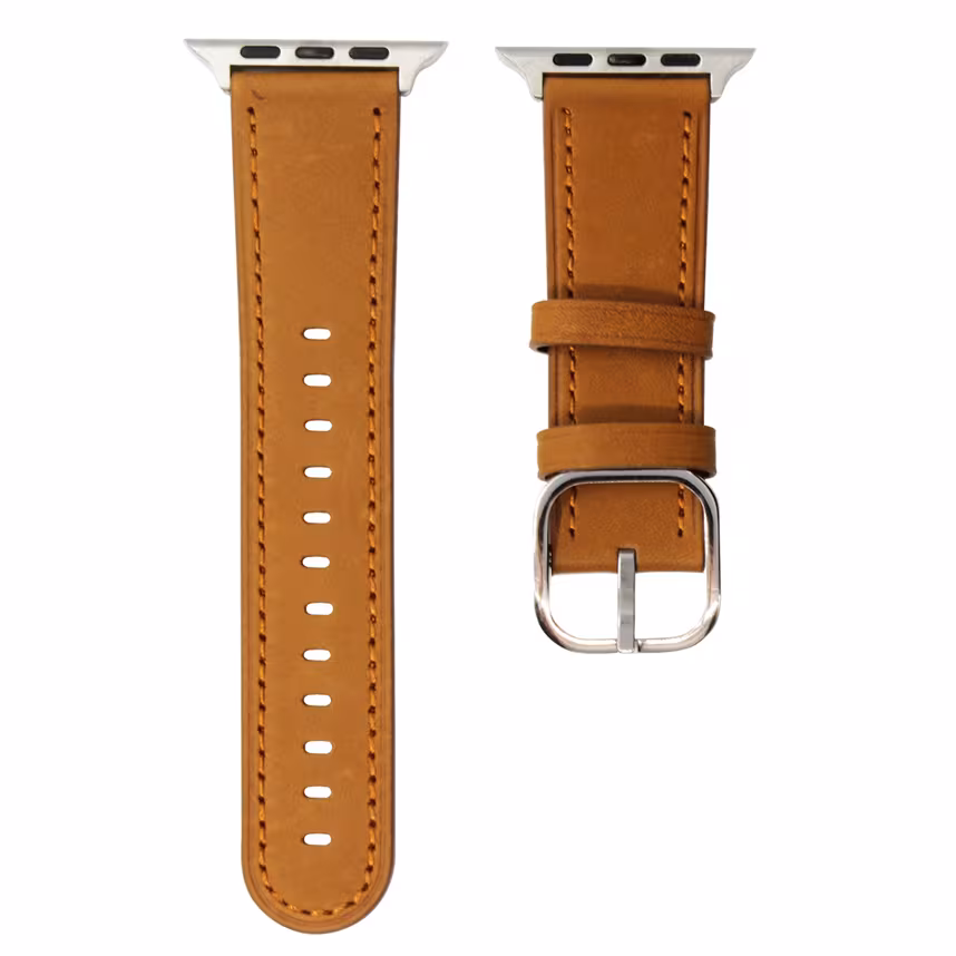 Mika Uhrenarmband Apple 42/44mm Echtleder braun