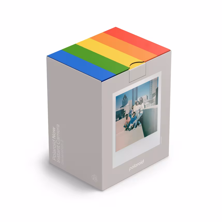 Polaroid Now Gen. 3 kieselstein weiß