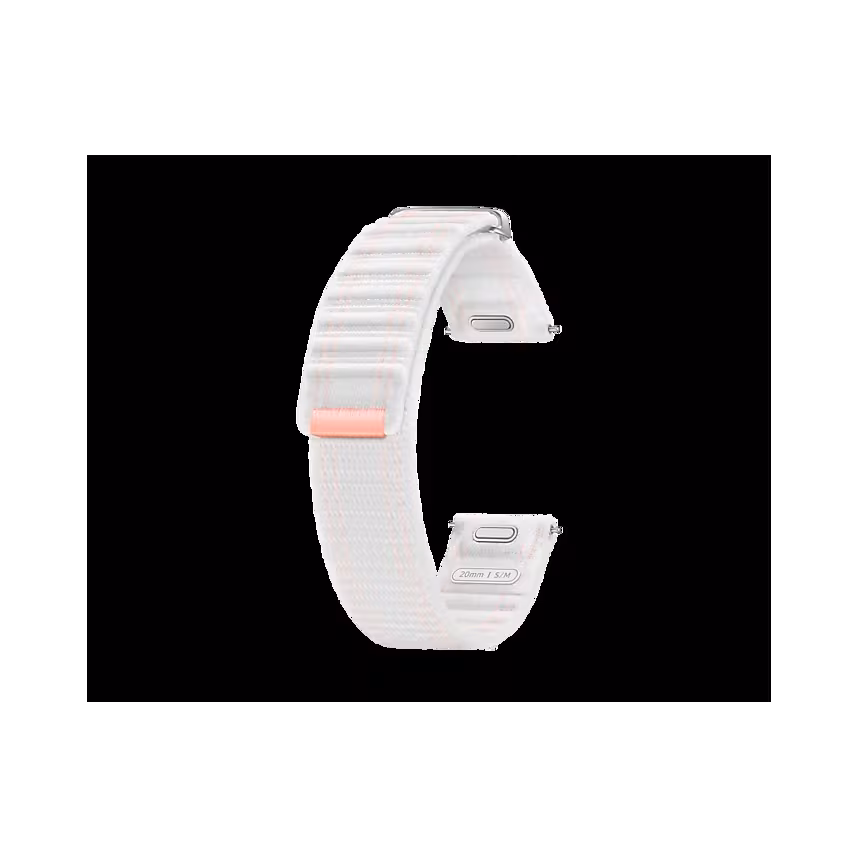 Samsung Armband Fabric S/M Galaxy Watch weiß-pink