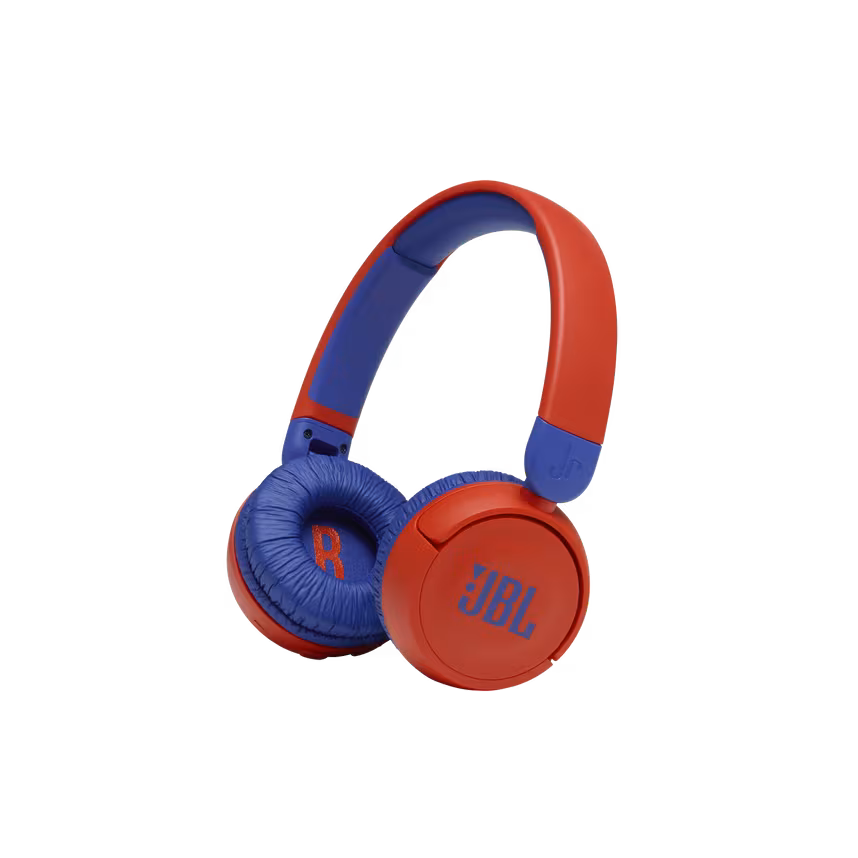 JBL JR310BT Wireless On-Ear Kopfhörer für Kinder <85dB rot