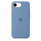 Apple iPhone 16e Silikon Case winterblau