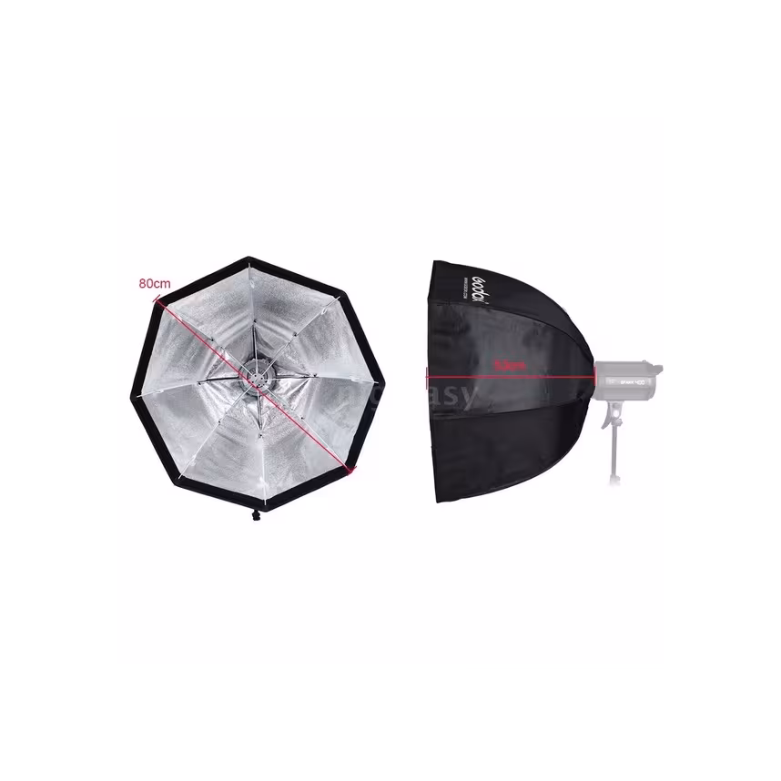Godox Umbrella Softbox Bowensmount with grid 80cm 