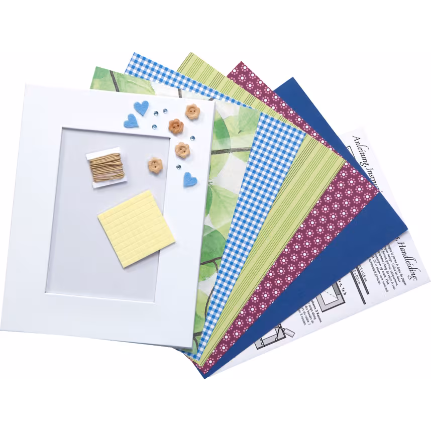 Folia Bilderrahmen-Set Wäscheleine