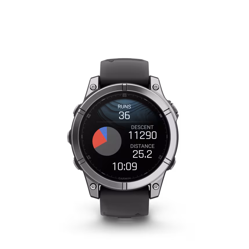 Garmin Fenix E 47mm schwarz/silber