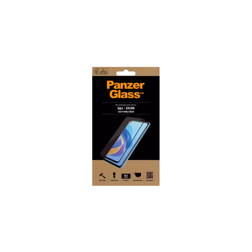 PanzerGlass Glas Oppo A76/A96 Case Friendly 