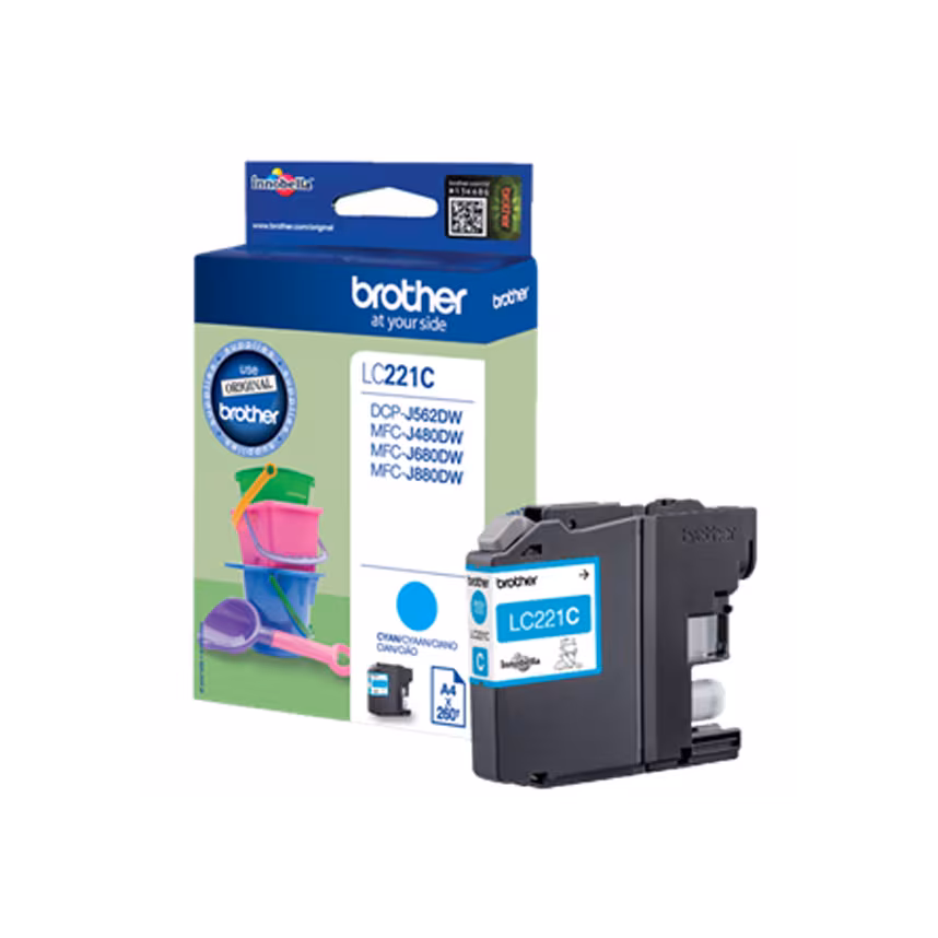 Brother LC221C Tinte cyan