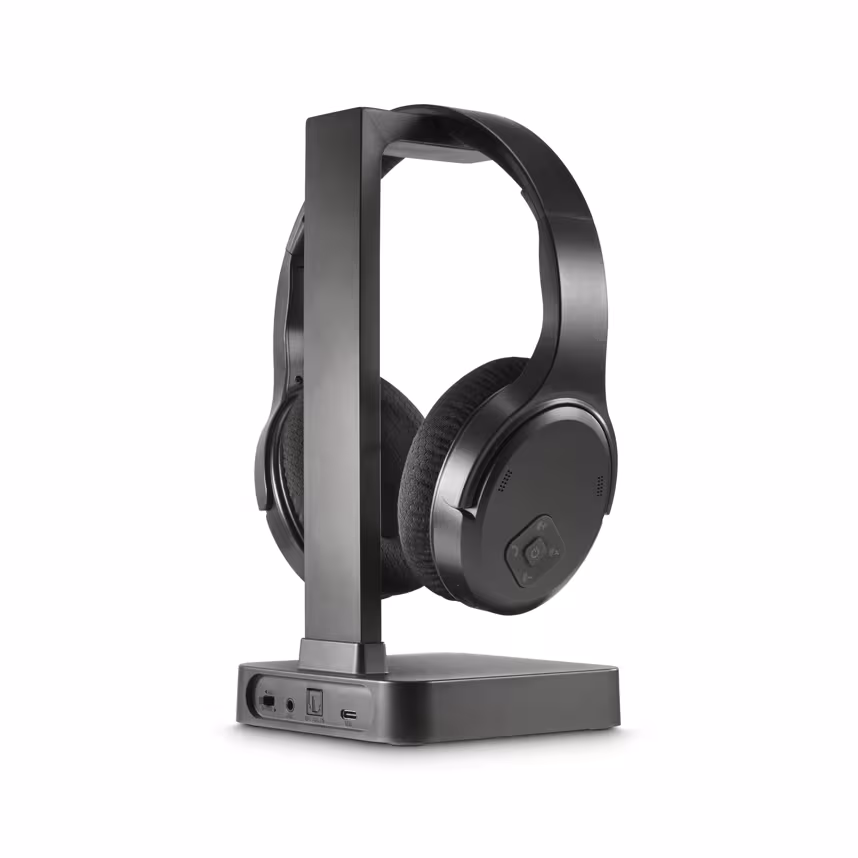 Hama Fernseh-Kopfhörer Over-Ear 2,4 GHz-Station und Bluetooth