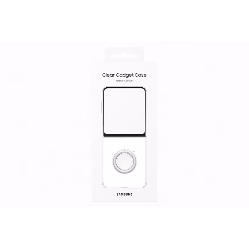 Sam Back Gadget Clear Galaxy Z Flip5 transparent