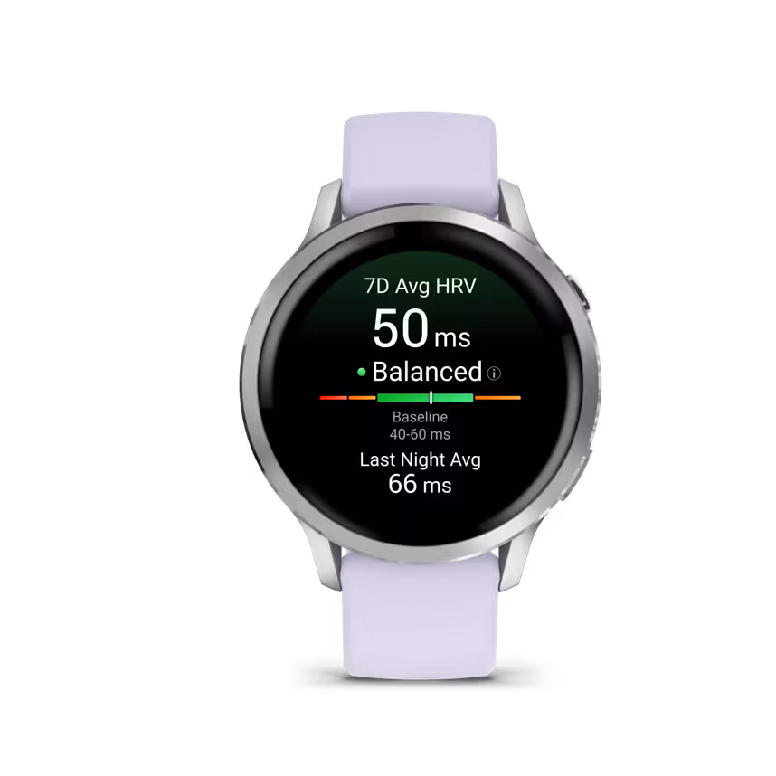 Garmin Venu 4 41mm Grau/Silber Lavendel