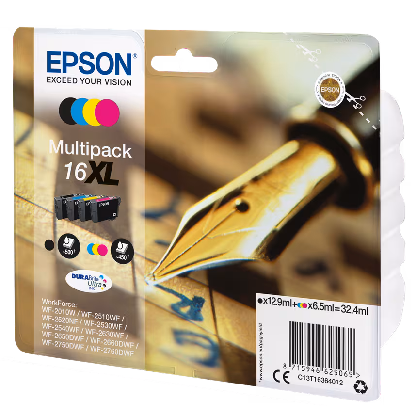 Epson 16XL T1636 Tinte Multipack
