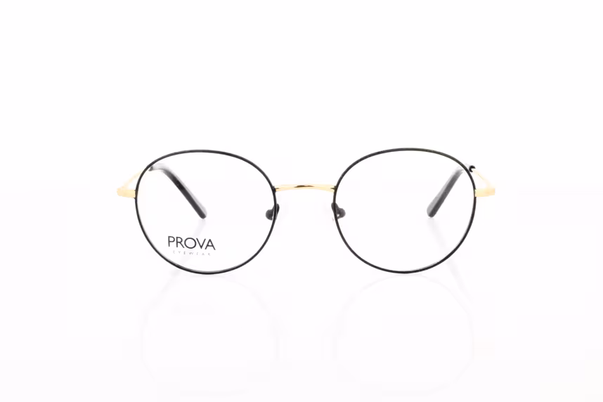 T 4128-002 Damenbrille Metall rund