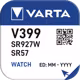 Varta V399 Silver Coin 1,55V
