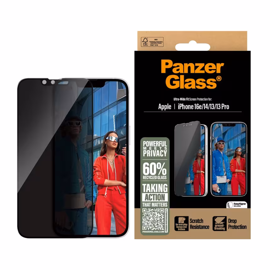 PanzerGlass Glas Apple iPhone 16e/14/13/13 Pro UWF