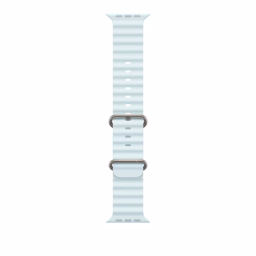 Apple Watch 49mm Oceanarmband kristallblau 
