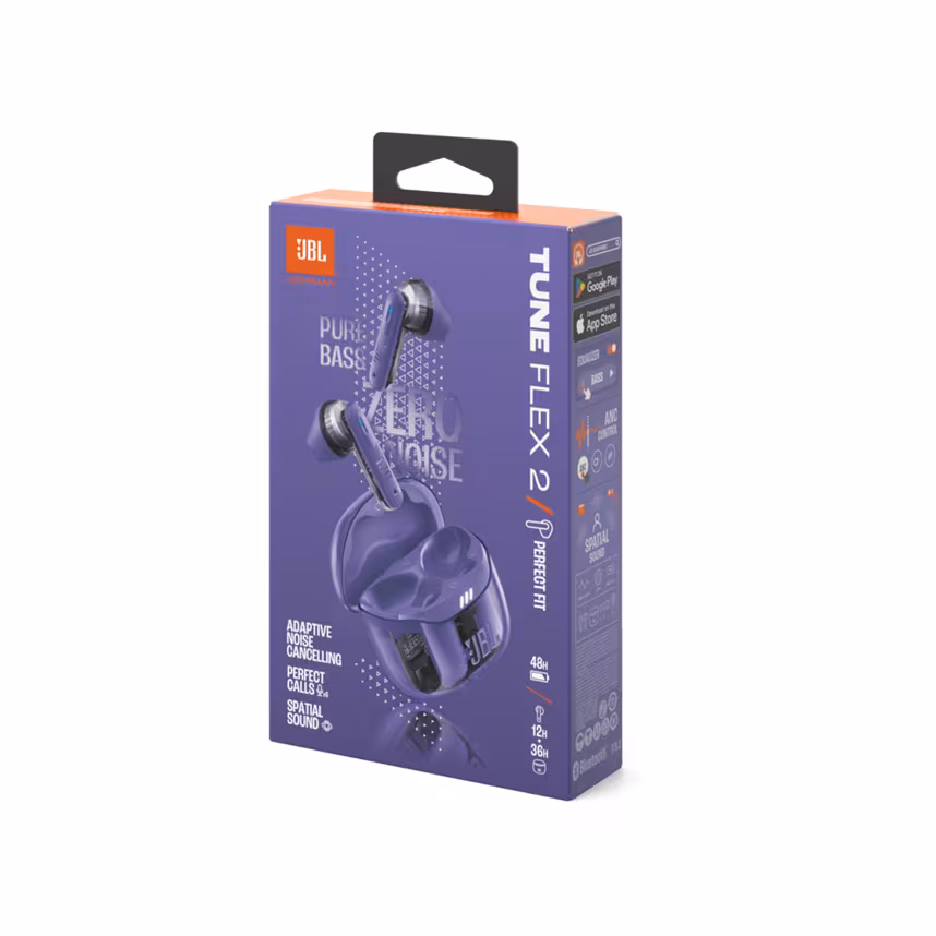 JBL Tune Flex 2 GHOST TWS  kabelloser In-Ear Kopfhörer, lila