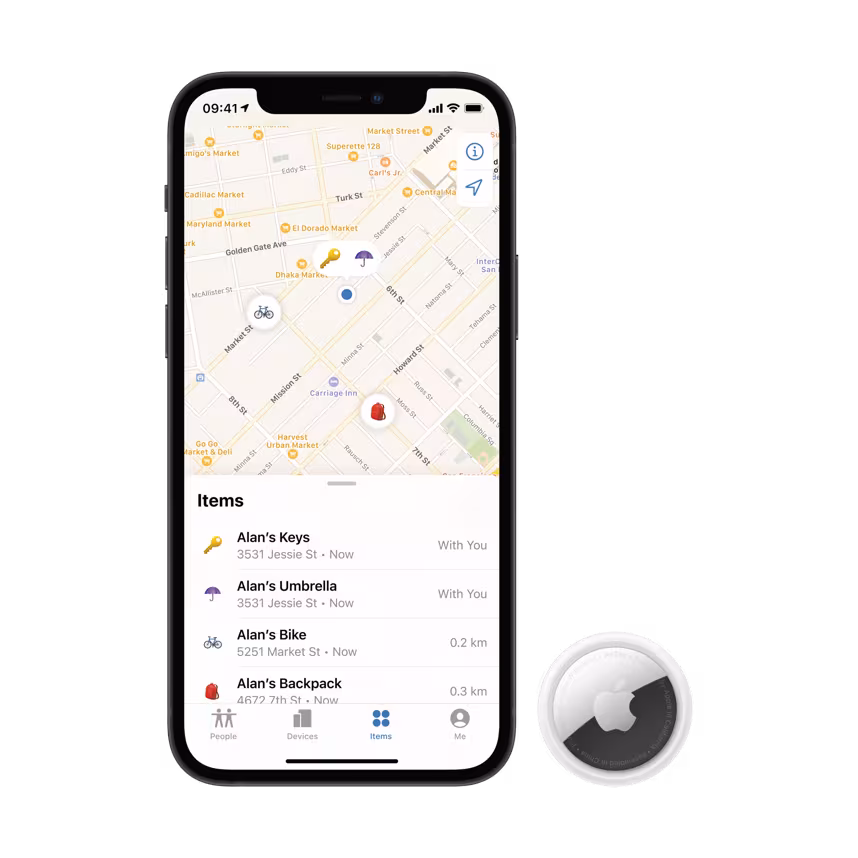 Apple AirTag, 4er-Pack