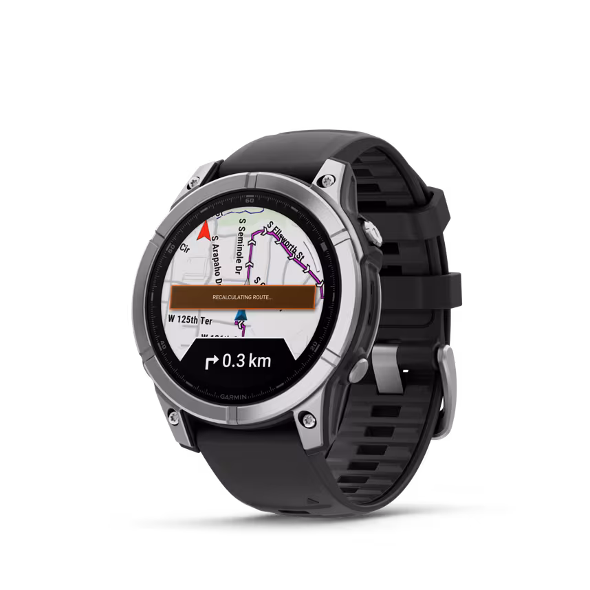 Garmin Fenix E 47mm schwarz/silber