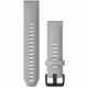 Garmin Quickfit Band 20mm Silikon hellgrau schwarz