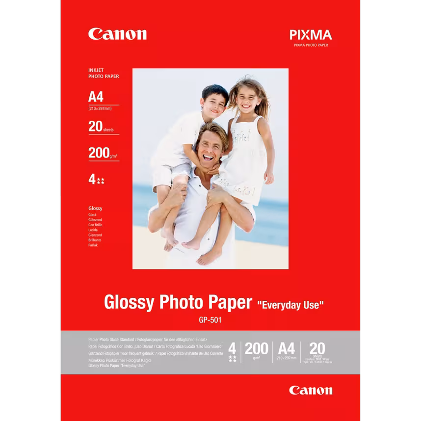 Canon Photo Paper Glossy A4, 200g, 20 Stk.