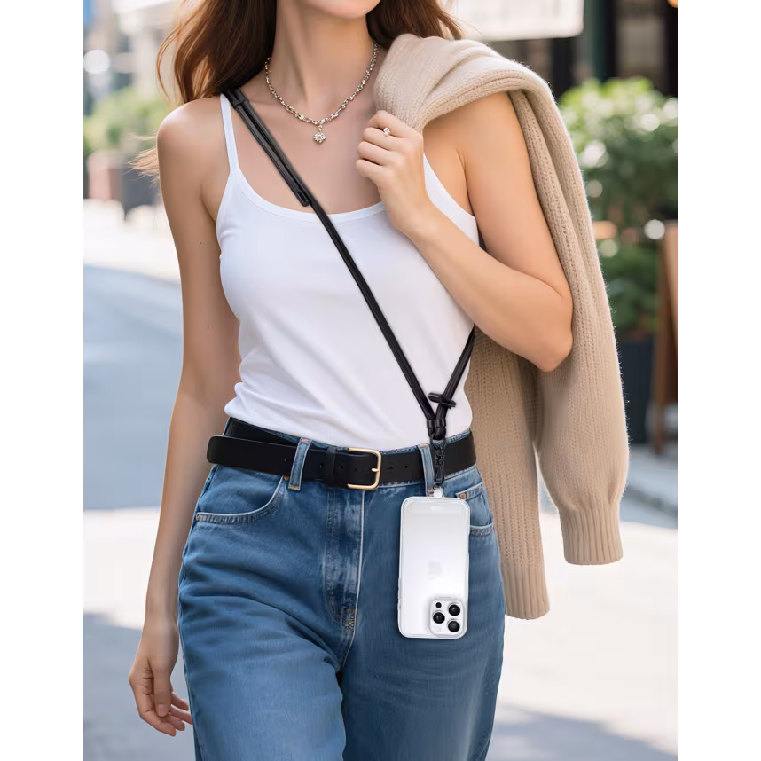 Felixx Smartphone-Lanyard Nylon black - LANG bis 90cm
