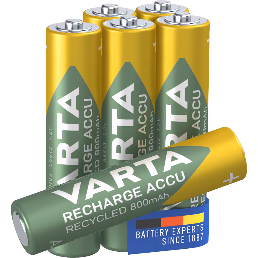 Varta Recycled Akku AAA 5+1 Blister