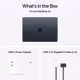 Apple MacBook Air 15 M4/10CPU/10GPU/16GB/256GB SSD mitternac