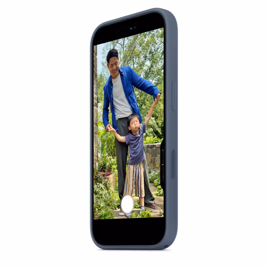 Apple iPhone 17 Silicone Case mit MagSafe Anchor Blue
