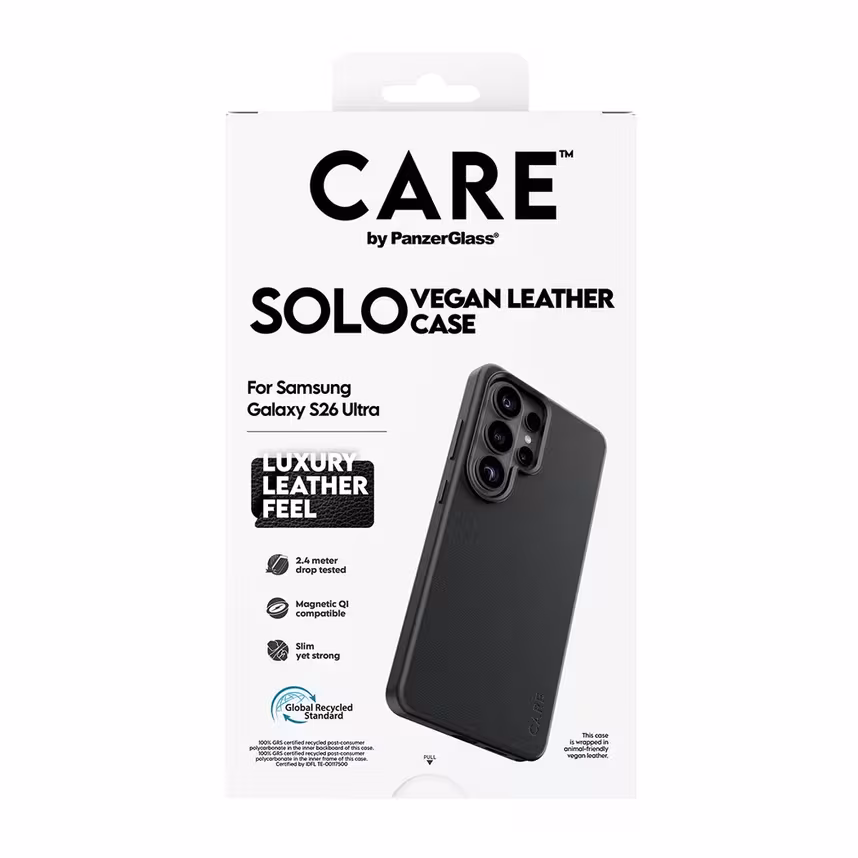 PanzerGlass Care SOLO Case Samsung Galaxy S26 Ultra Black