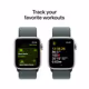 Apple Watch SE LTE 40mm starlight Alu Case + green loop