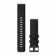 Garmin Quickfit Band 22mm Nylon schwarz meliert schwarz