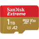 SanDisk mSDXC 1TB Extreme A2 V30 190MB/sek Kit