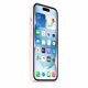 Apple iPhone 15 Silikon Case mit MagSafe light pink