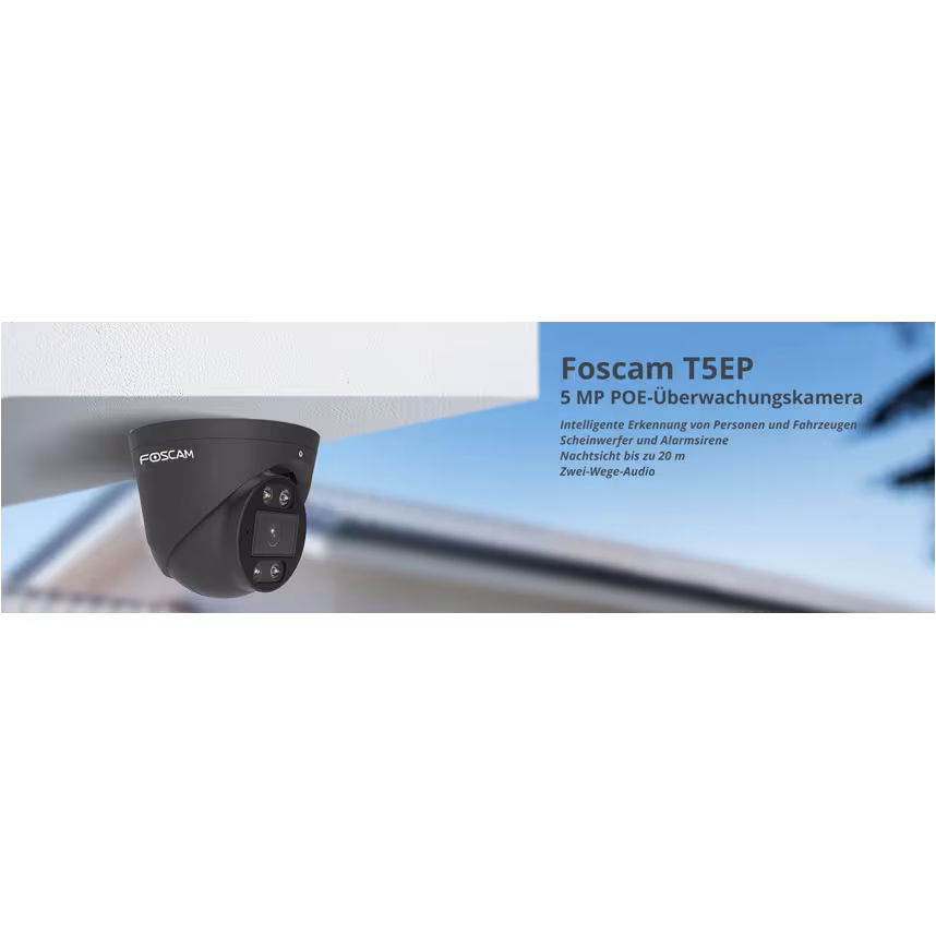 Foscam T5EP schwarz