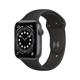 Apple Watch Series 6 GPS Alu space grau 44mm schwarz