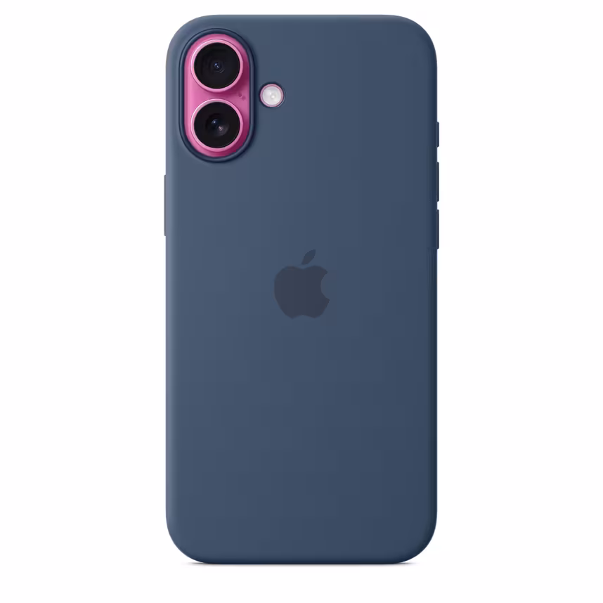  Apple iPhone 16 Plus Silikon Case mit Magsafe denim 