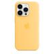 Apple iPhone 14 Pro Silikon Case mit MagSafe sonnenlicht