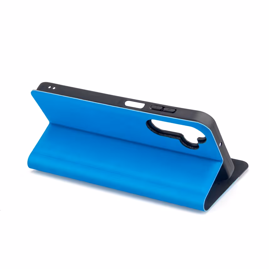 felixx Premium Book Case Venezia blue mit Standfunktion und Innenfach f&uuml;r Samsung Galaxy A15