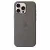 Apple iPhone 16 Pro Max Silikon Case mit Magsafe stone gray