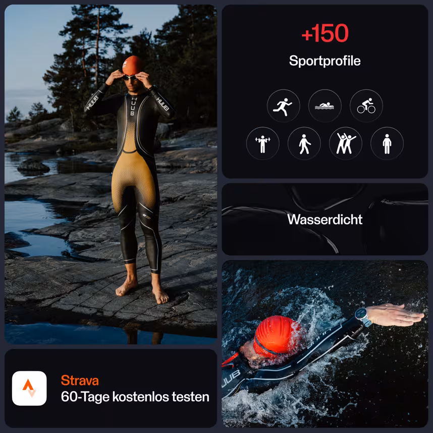 Polar Vantage V3 silver/orange S-L