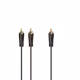 Hama Subwooferkabel Cinch - 2 Cinch-Stecker, vergoldet 5m