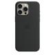 Apple iPhone 15 Pro Max Silikon Case mit MagSafe black